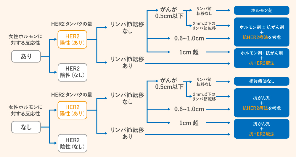 早期乳がんに対する術後療法