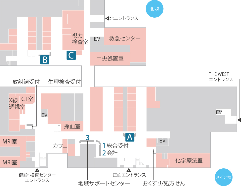 フロアマップ1F