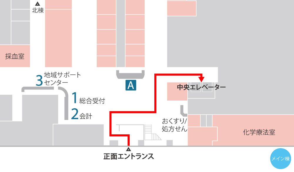 フロアマップM1F